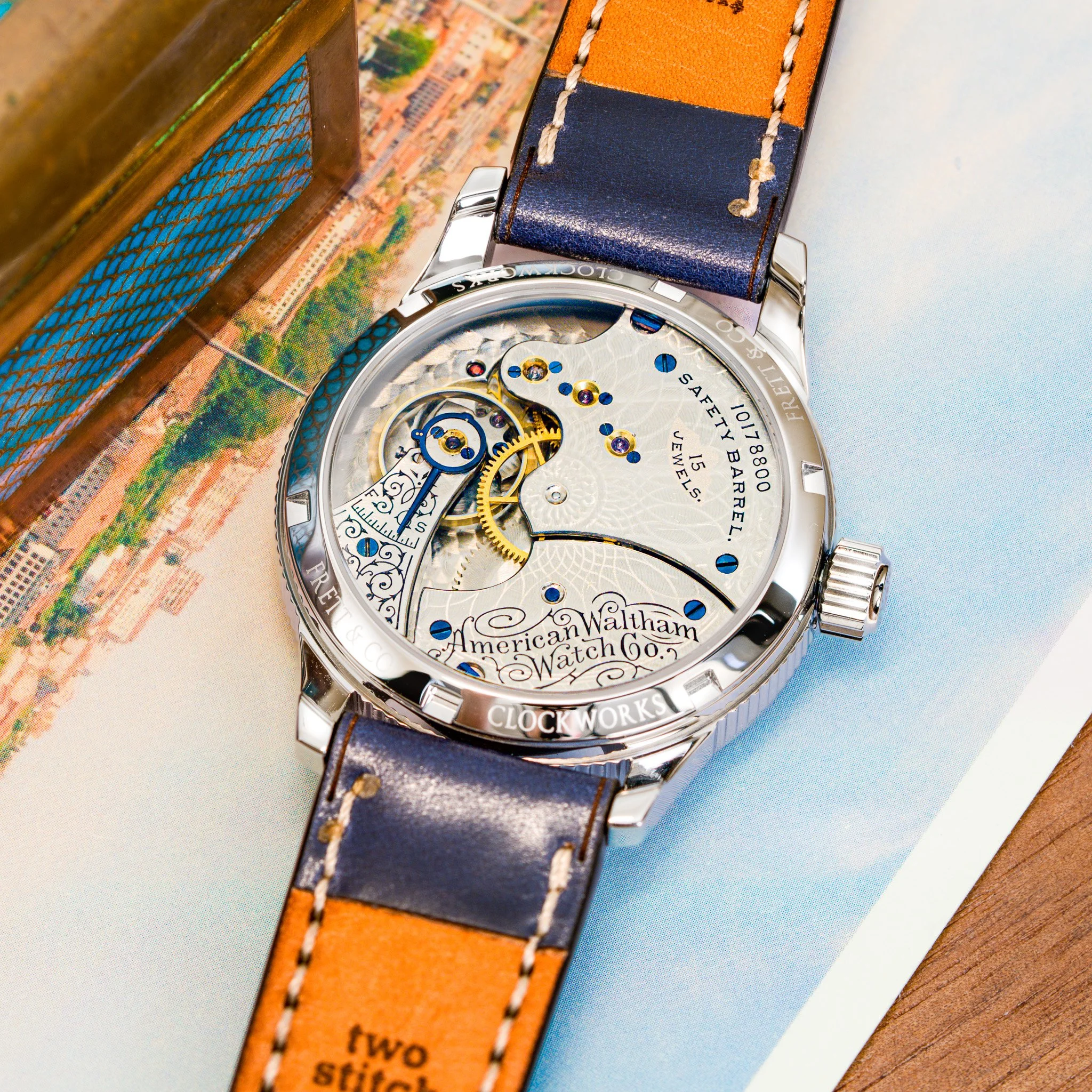 Waltham pocket watch conversion — Frett & Co Clockworks